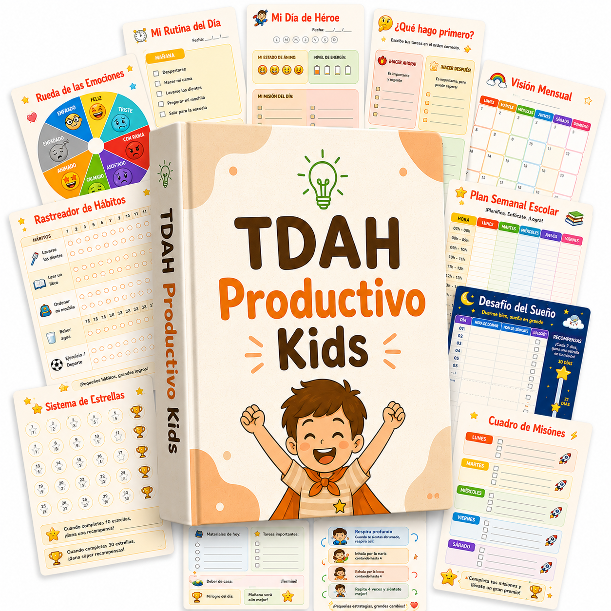 TDAH Productivo Kids™ Método de Micro-Misiones para Niños con TDAH