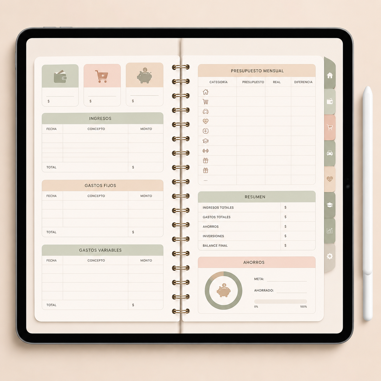 Planner de Finanzas Simples™